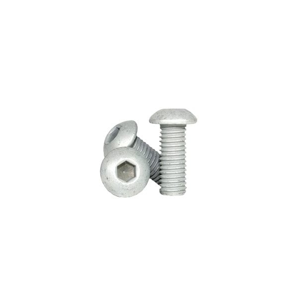 Newport Fasteners #4-40 Socket Head Cap Screw, Button-Head, Zinc Plated Alloy Steel, 1/2 in Length, 100 PK 190431-100 - main